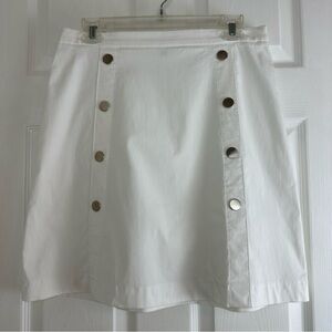 The Limited Cream Colored Sailor Pencil Skirt- Size 6